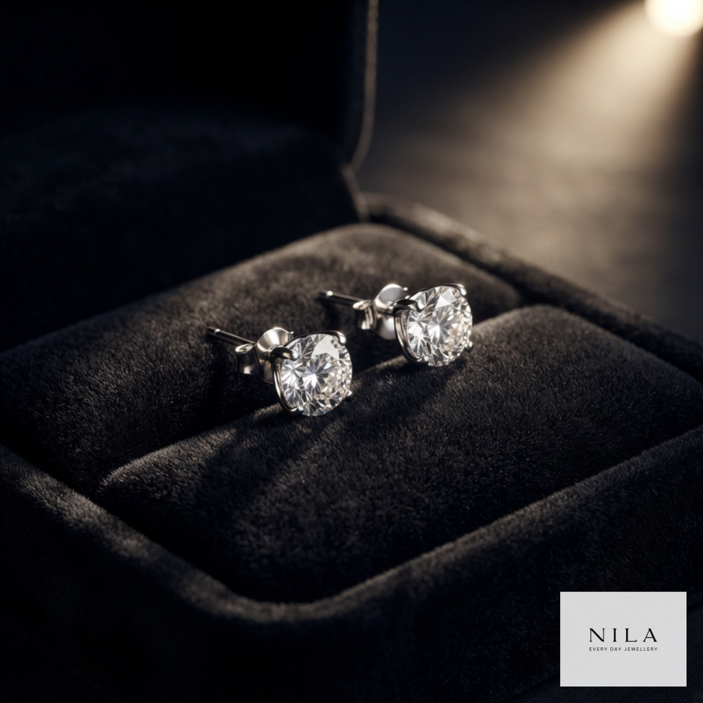 Brilliant Solitaire Studs
